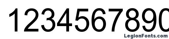 Arial Cyr95n Font, Number Fonts