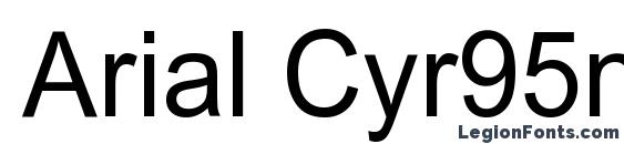 шрифт Arial Cyr95n, бесплатный шрифт Arial Cyr95n, предварительный просмотр шрифта Arial Cyr95n