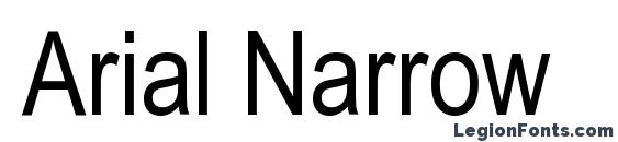 Arial Narrow Font