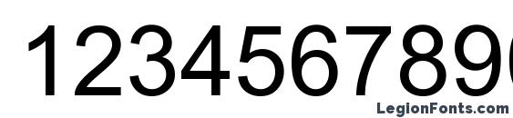 Arial regular Font, Number Fonts