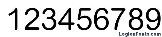 Arial Rounded WGL Font, Number Fonts