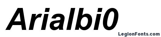 шрифт Arialbi0, бесплатный шрифт Arialbi0, предварительный просмотр шрифта Arialbi0