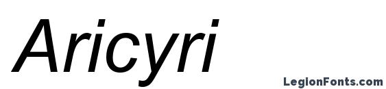 Aricyri Font