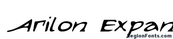 Arilon Expanded Italic Font