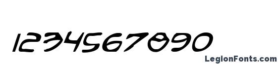Arilon Italic Font, Number Fonts