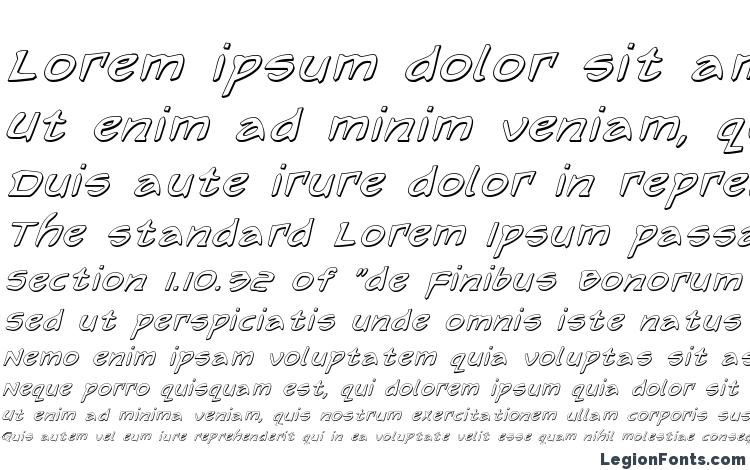 specimens Arilon Shadow Italic font, sample Arilon Shadow Italic font, an example of writing Arilon Shadow Italic font, review Arilon Shadow Italic font, preview Arilon Shadow Italic font, Arilon Shadow Italic font