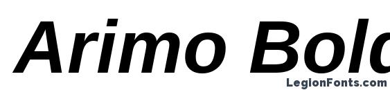 Arimo Bold Italic font, free Arimo Bold Italic font, preview Arimo Bold Italic font