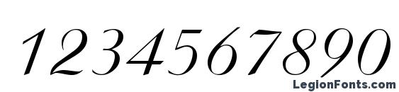 Arioso Normal Font, Number Fonts