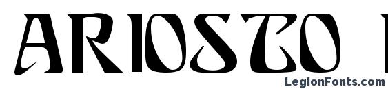 Ariosto Regular Font, Bold Fonts