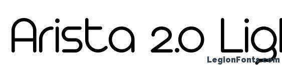 Arista 2.0 Light font, free Arista 2.0 Light font, preview Arista 2.0 Light font