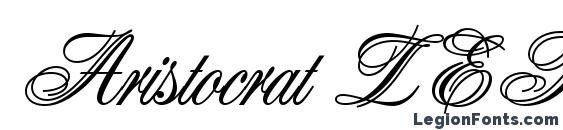 Aristocrat LET Plain.1.0 Font, Stylish Fonts