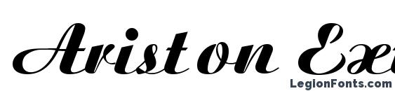 Шрифт Ariston ExtraBold Italic