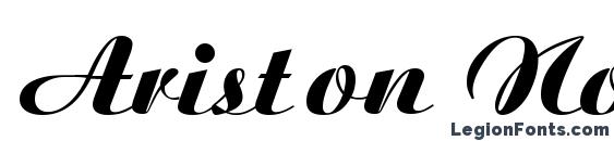 Ariston Normal Italic Font