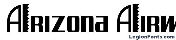 Arizona Airways NF Font, African Fonts