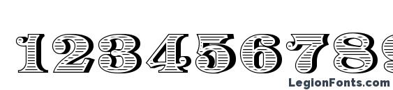 Arkadia Font, Number Fonts