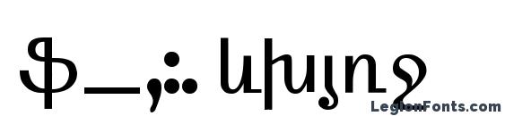 ARMEN TT Normal Font, Number Fonts