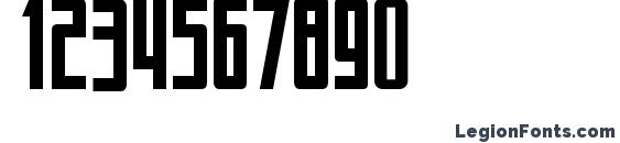 Armor Piercing Font, Number Fonts