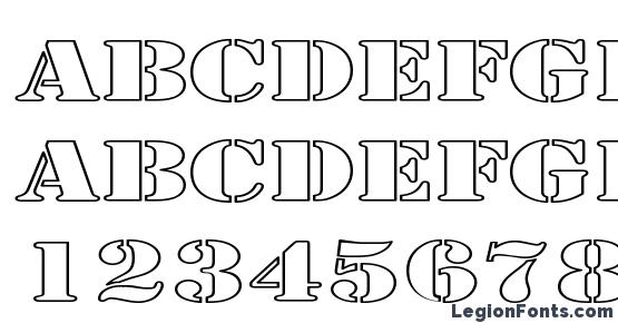 Army Hollow Expanded Font Download Free / LegionFonts