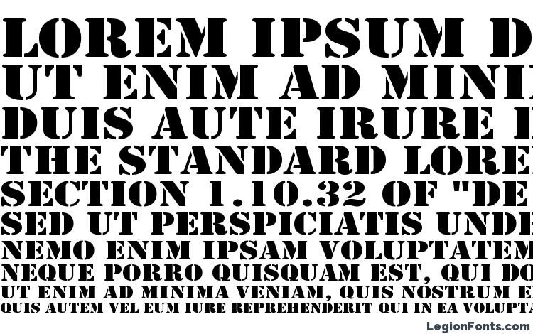 specimens Army Wide font, sample Army Wide font, an example of writing Army Wide font, review Army Wide font, preview Army Wide font, Army Wide font