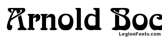 Arnold BocklinC font, free Arnold BocklinC font, preview Arnold BocklinC font