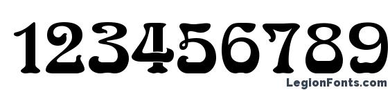 Arnold Boecklin LT Font, Number Fonts