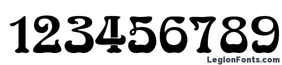 ArnoldBoecklinStd Font, Number Fonts
