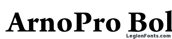 ArnoPro Bold Font