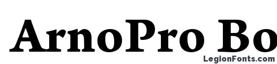 ArnoPro Bold08pt Font, OTF Fonts