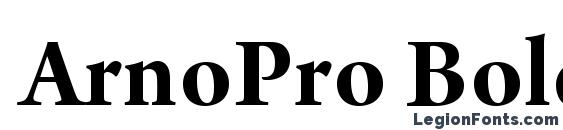 шрифт ArnoPro BoldSubhead, бесплатный шрифт ArnoPro BoldSubhead, предварительный просмотр шрифта ArnoPro BoldSubhead