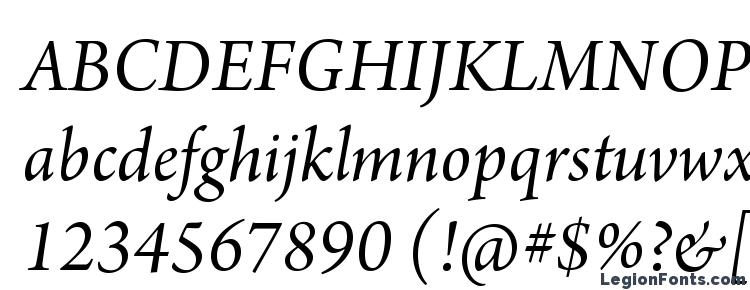 глифы шрифта ArnoPro Italic18pt, символы шрифта ArnoPro Italic18pt, символьная карта шрифта ArnoPro Italic18pt, предварительный просмотр шрифта ArnoPro Italic18pt, алфавит шрифта ArnoPro Italic18pt, шрифт ArnoPro Italic18pt