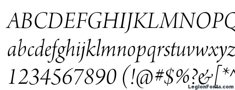 глифы шрифта ArnoPro LightItalic36pt, символы шрифта ArnoPro LightItalic36pt, символьная карта шрифта ArnoPro LightItalic36pt, предварительный просмотр шрифта ArnoPro LightItalic36pt, алфавит шрифта ArnoPro LightItalic36pt, шрифт ArnoPro LightItalic36pt