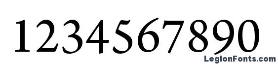 ArnoPro Regular Font, Number Fonts