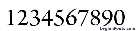 ArnoPro Regular18pt Font, Number Fonts