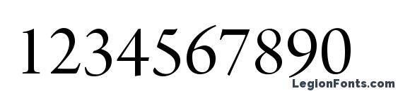 ArnoPro Regular36pt Font, Number Fonts