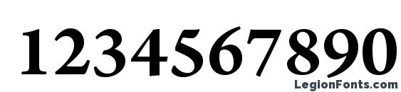 ArnoPro Semibold10pt Font, Number Fonts