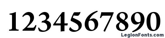 ArnoPro Semibold12pt Font, Number Fonts