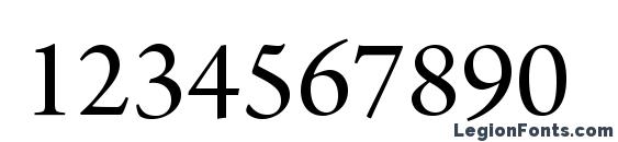 ArnoPro Subhead Font, Number Fonts