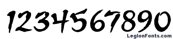 ArnovaITC TT Font, Number Fonts
