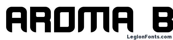 Шрифт AROMA Bold, Типографические шрифты