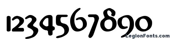 Шрифт Arriaga, Шрифты для цифр и чисел