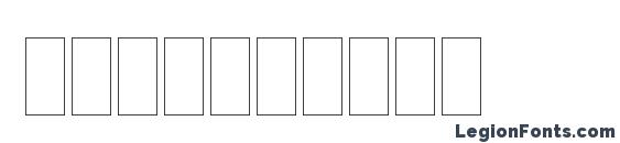 Arriba Pi LET Plain.1.0 Font, Number Fonts
