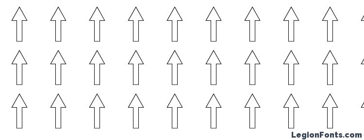 глифы шрифта Arrows2, символы шрифта Arrows2, символьная карта шрифта Arrows2, предварительный просмотр шрифта Arrows2, алфавит шрифта Arrows2, шрифт Arrows2