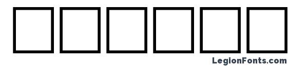 ArrowsExtra Regular Font, Number Fonts