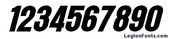 Arroyo Italic Font, Number Fonts