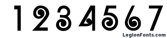 Arruba Font, Number Fonts