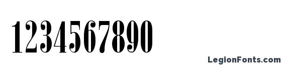 Arsis Regular Font, Number Fonts