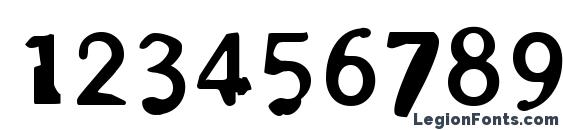 Arsle Gothic Font, Number Fonts