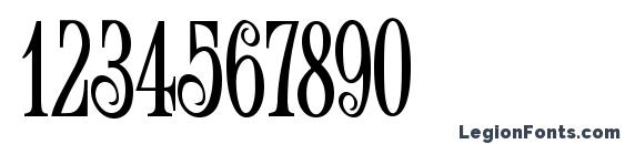 Art Victorian Font, Number Fonts