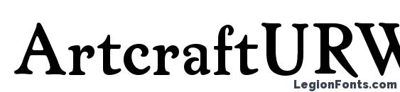 ArtcraftURWTBol font, free ArtcraftURWTBol font, preview ArtcraftURWTBol font
