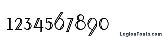 Artemis Deco Font, Number Fonts